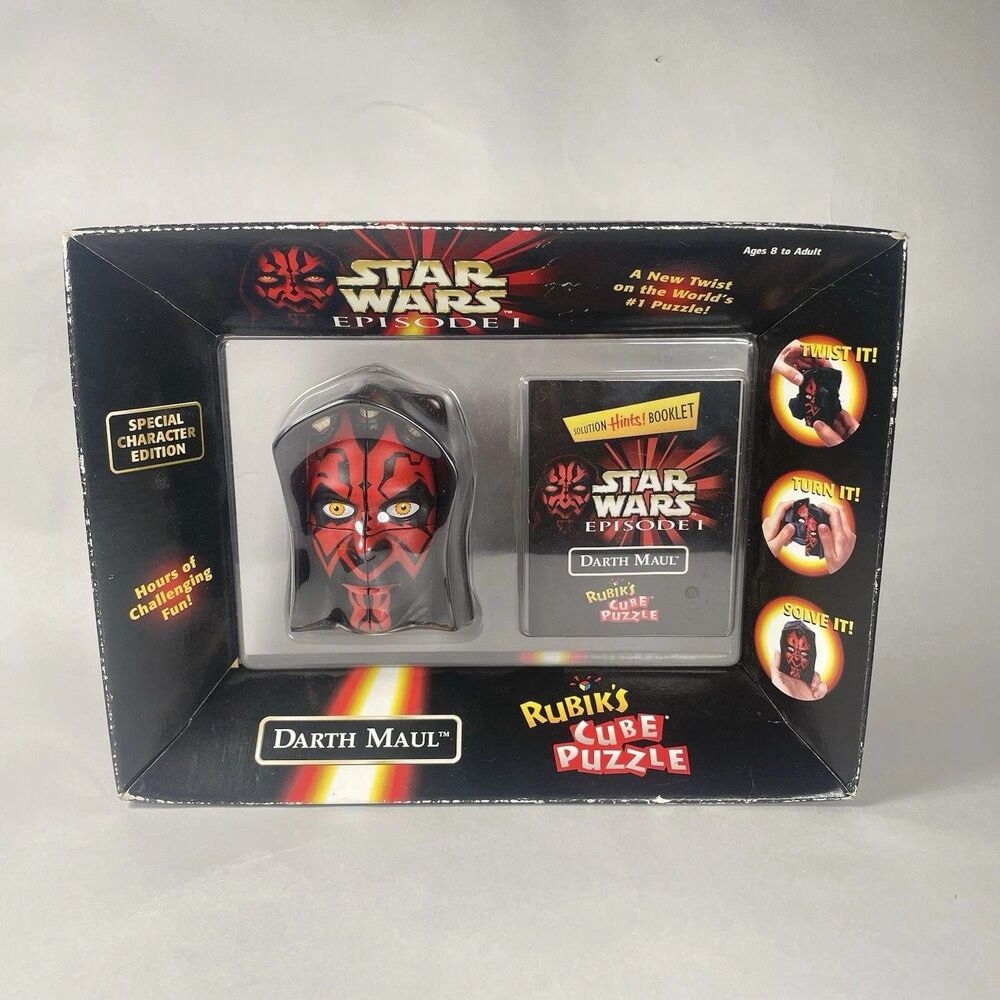 Darth Maul Rubiks Cube Puzzle Episode 1 Hasbro 1999 BRAND NEW
